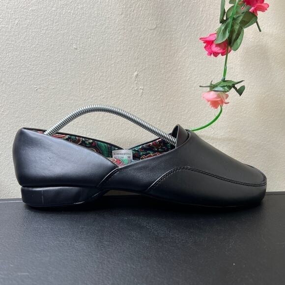 Dr. Leonard’s Men’s Black Slip-On Loafers Size 9M Comfort Diabetic Shoes main image 4
